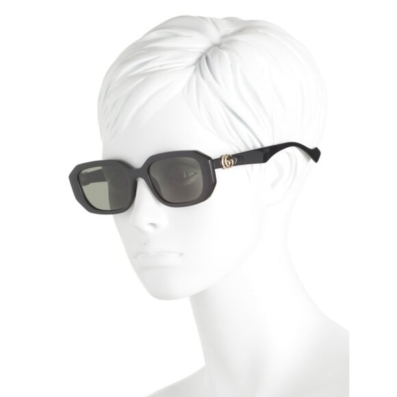 GUCCI Black 54mm Square Sunglasses - Picture 2 of 2